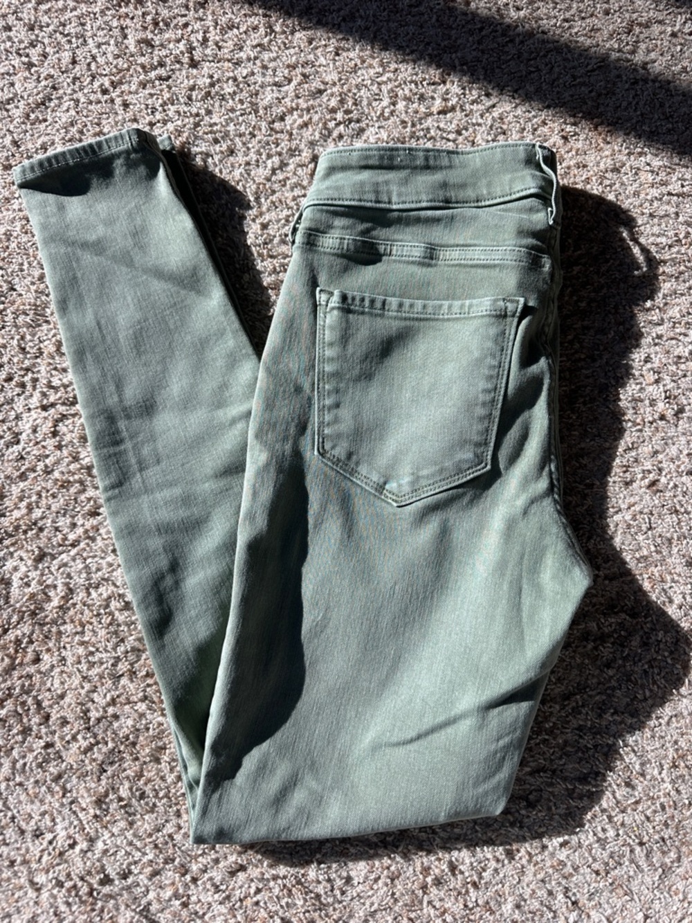 Old Navy Olive Green Skinny Jeans